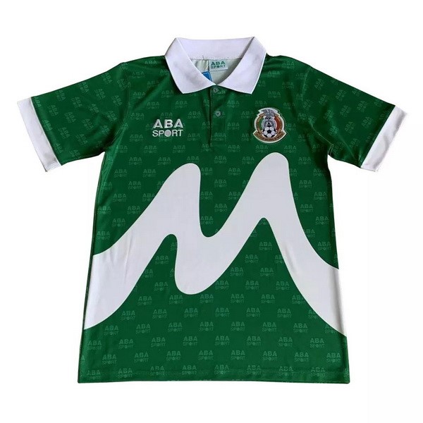 Tailandia Camiseta Mexico Primera Equipación Retro 1995 Verde